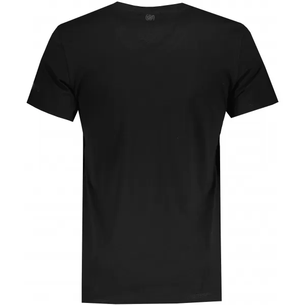  Herren t -Shirt mit kurzen Ärmeln SAM 73 BLANE MT 807 SCHWARZ 