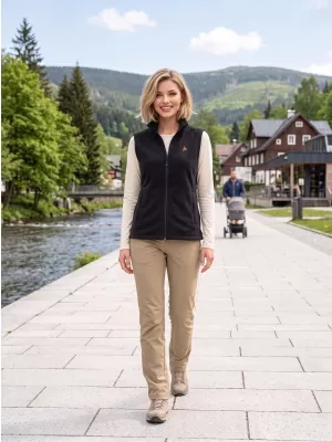 Fleeceweste für Damen ALTISPORT ALW002518 SCHWARZ UND GOLD