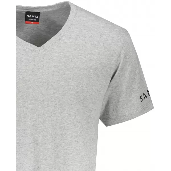  Herren t -Shirt mit kurzen Ärmeln SAM 73 BLANE MT 807 GRAU 