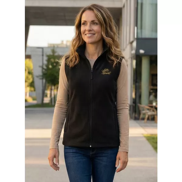  Fleeceweste für Damen ALTISPORT ALW056518 SCHWARZ UND GOLD 