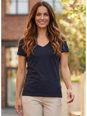 Frauen t -Shirt mit kurzen Ärmeln SAM 73 UNA WT 866 BLAU