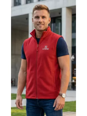 Fleeceweste für Herren ALTISPORT ALM006518 BURGUND