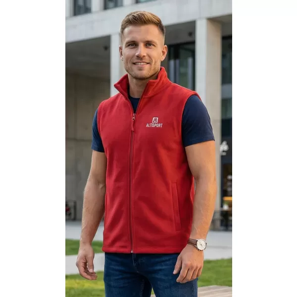  Fleeceweste für Herren ALTISPORT ALM006518 BURGUND 