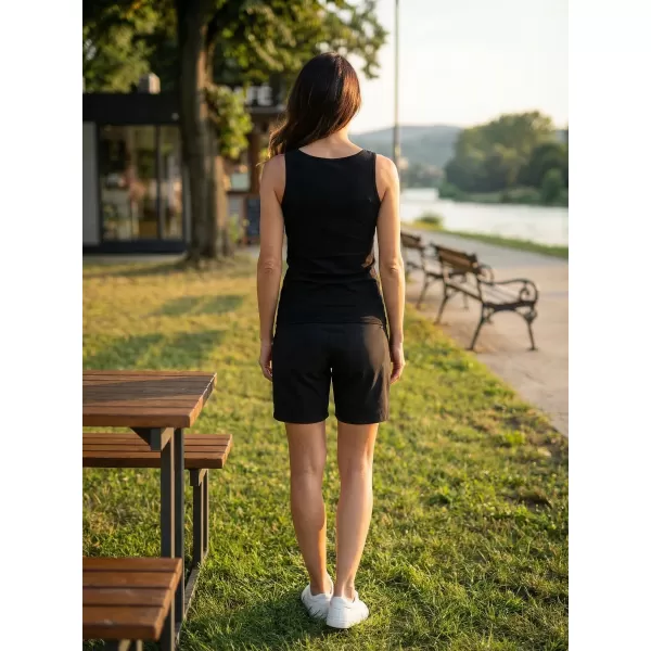  Damen-Tanktop ALTISPORT CARRYOVER ALW112136 SCHWARZ ROSA 