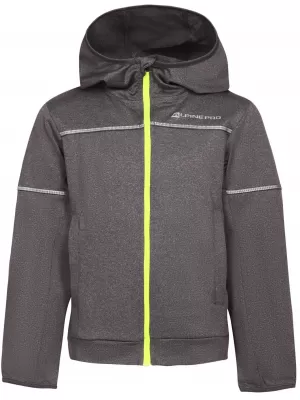Baby Sweatshirt ALPINE PRO SWANO KSWX176 SCHWARZ -GRAY
