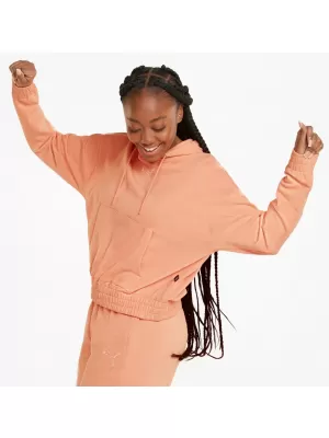 Damen-Sweatshirt PUMA HER HOODIE TR 847095-28 PFIRSICHROSA