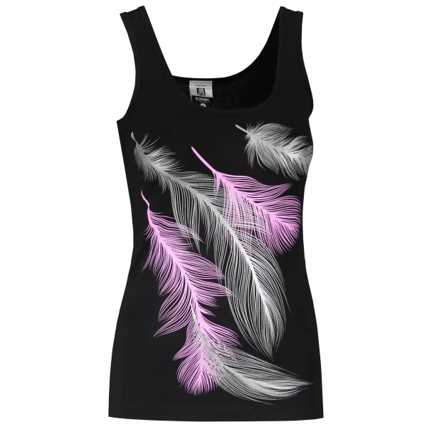  Damen-Tanktop ALTISPORT CARRYOVER ALW112136 SCHWARZ ROSA 