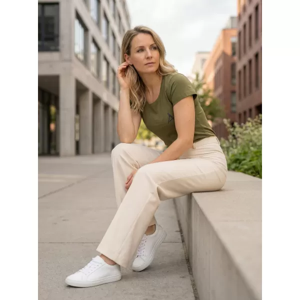  Premium-T-Shirt für Damen ALTISPORT ALW145154 AVOCADOGRÜN 