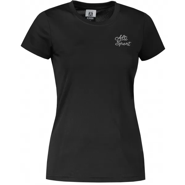  Funktions-T-Shirt für Damen ALTISPORT ALW056140 SCHWARZ UND WEIß 