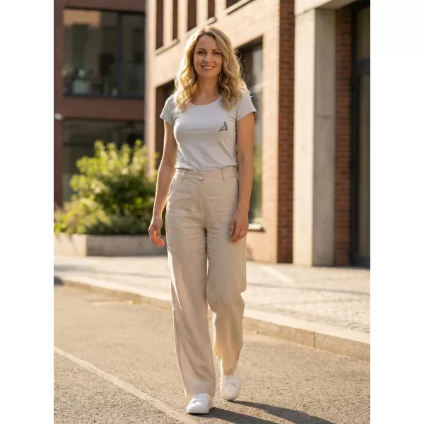  Premium-T-Shirt für Damen ALTISPORT ALW145154 SILBER GRAU 