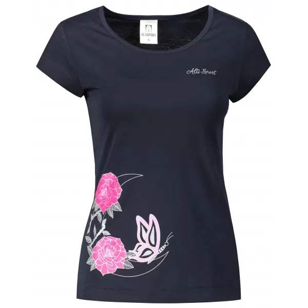  Damen-T-Shirt ALTISPORT ALW146122 NAVY BLAU 