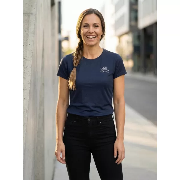  Funktions-T-Shirt für Damen ALTISPORT ALW056140 NAVY BLAU 
