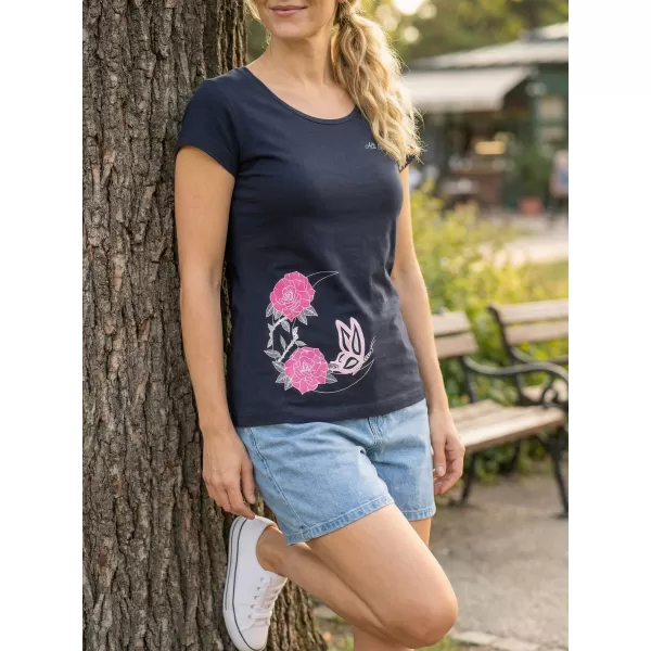  Damen-T-Shirt ALTISPORT ALW146122 NAVY BLAU 