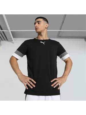Funktions-T-Shirt für Herren PUMA TEAMRISE JERSEY 704932-03 PUMA SCHWARZ/RAUCHPERLE/PUMA WEIß