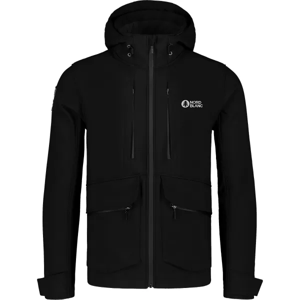  Herren-Softshelljacke NORDBLANC SITE NBWSM7575 SCHWARZ 