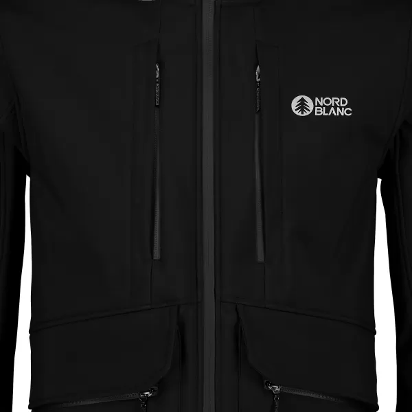  Herren-Softshelljacke NORDBLANC SITE NBWSM7575 SCHWARZ 