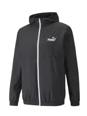 Herrenjacke PUMA ESS SOLID WINDBREAKER 847484-01 BLACK PUMA SCHWARZ