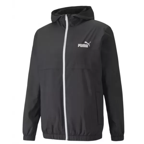  Herrenjacke PUMA ESS SOLID WINDBREAKER 847484-01 BLACK PUMA SCHWARZ 