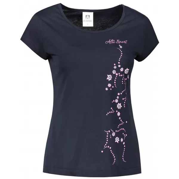  Damen-T-Shirt ALTISPORT ALW133122 NAVY BLAU 