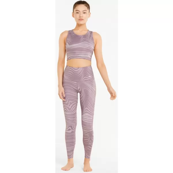  Leggings für Damen PUMA STUDIO AOP HW TIGHT 521562-18 WACHTEL 