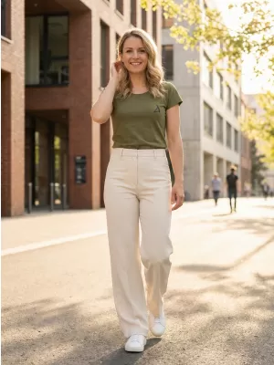Premium-T-Shirt für Damen ALTISPORT ALW145154 AVOCADOGRÜN