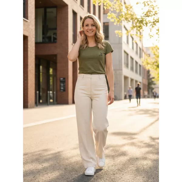  Premium-T-Shirt für Damen ALTISPORT ALW145154 AVOCADOGRÜN 