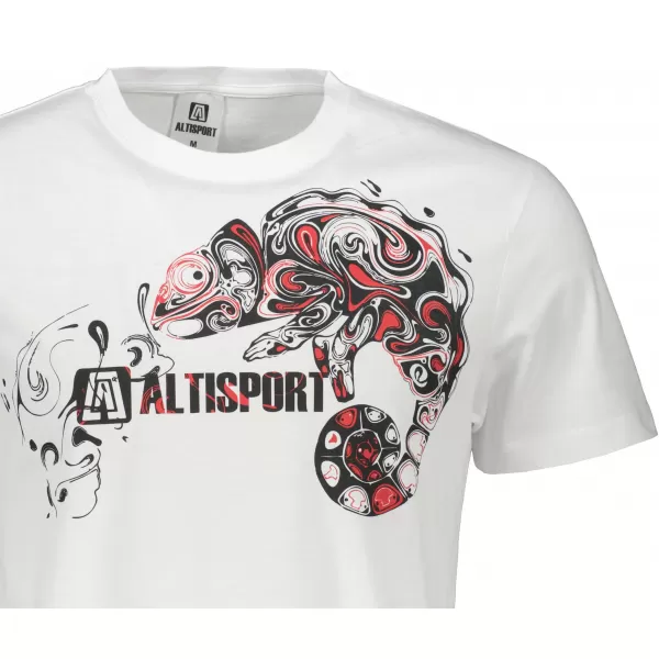  Pánské triko ALTISPORT CARRYOVER ALM136129 BÍLÁ 