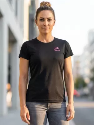 Funktions-T-Shirt für Damen ALTISPORT ALW056140 SCHWARZ ROSA