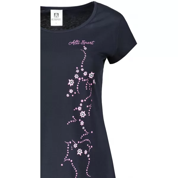  Damen-T-Shirt ALTISPORT ALW133122 NAVY BLAU 