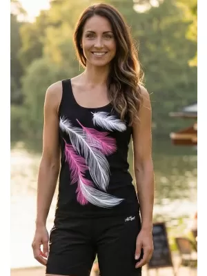 Damen-Tanktop ALTISPORT CARRYOVER ALW112136 SCHWARZ