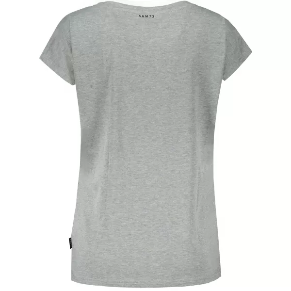  Frauen t -Shirt mit kurzen Ärmeln SAM 73 PENELOPE WT 861 GRAU 