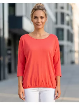 Damen-T-Shirt mit 3/4-Ärmeln SAM 73 GLADYS WT 865 LEUCHTEND ROSA