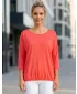 Damen-T-Shirt mit 3/4-Ärmeln SAM 73 GLADYS WT 865 LEUCHTEND ROSA