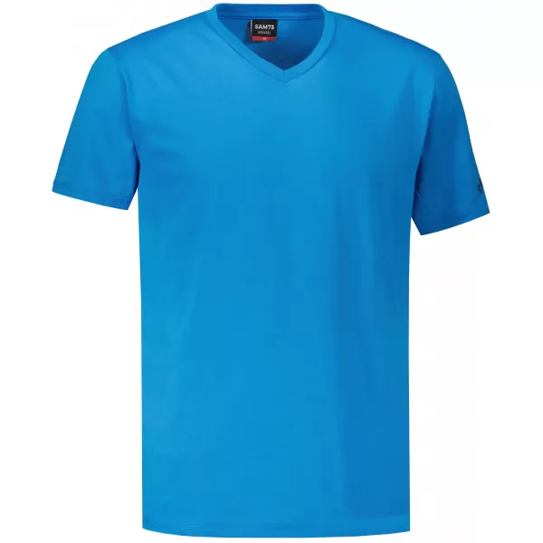  Herren-T-Shirt mit kurzen Ärmeln SAM 73 LEONARD MT 793 LEUCHTEND BLAU 