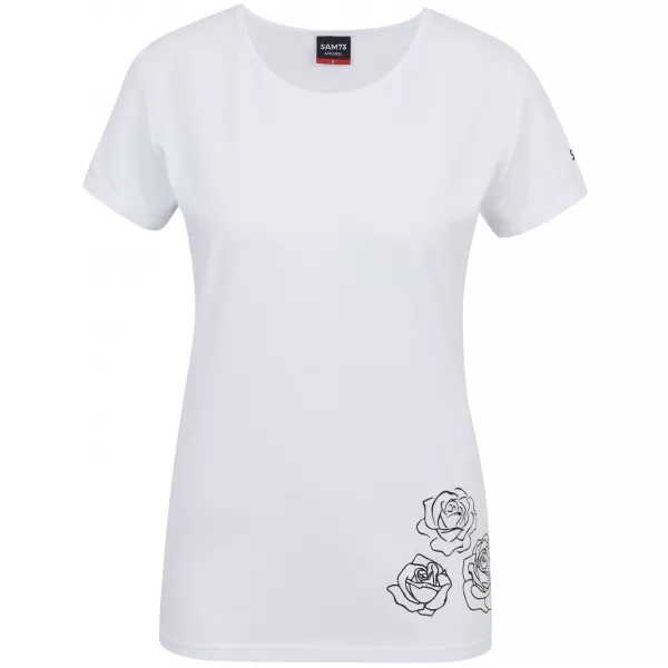  Damen-T-Shirt mit kurzen Ärmeln SAM 73 BETHANY WT 846 WEIß 