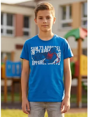 Boy T -Shirt mit kurzen Ärmeln SAM 73 PETER BT 562 HELLBLAU