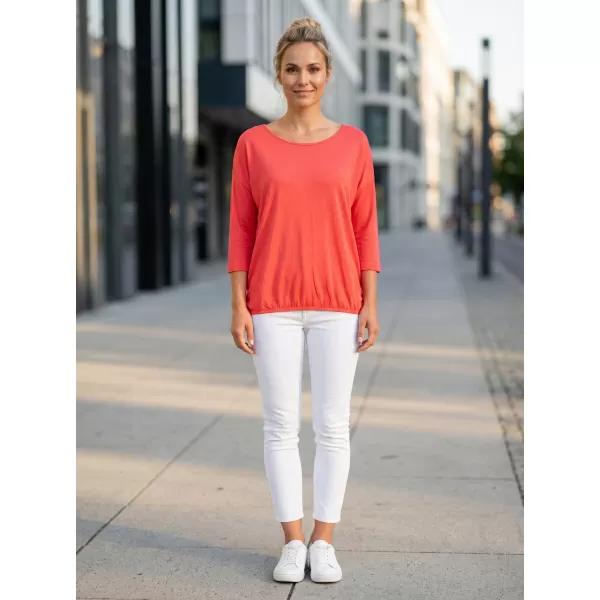 Damen-T-Shirt mit 3/4-Ärmeln SAM 73 GLADYS WT 865 LEUCHTEND ROSA 
