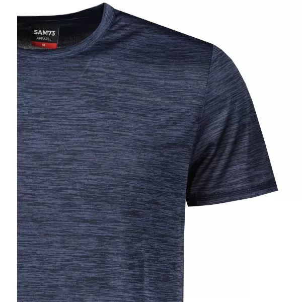  Herren t -Shirt mit kurzen Ärmeln SAM 73 EUGENE MT 806 DUNKELBLAU 