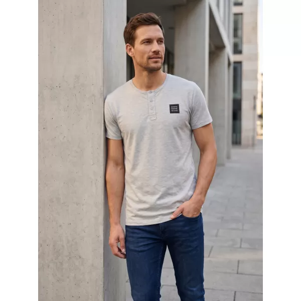  Herren-T-Shirt mit kurzen Ärmeln SAM 73 GIDEON MT 804 HELLGRAU 