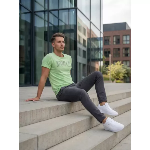  Herren-T-Shirt KIXMI NARSEY GRÜN 