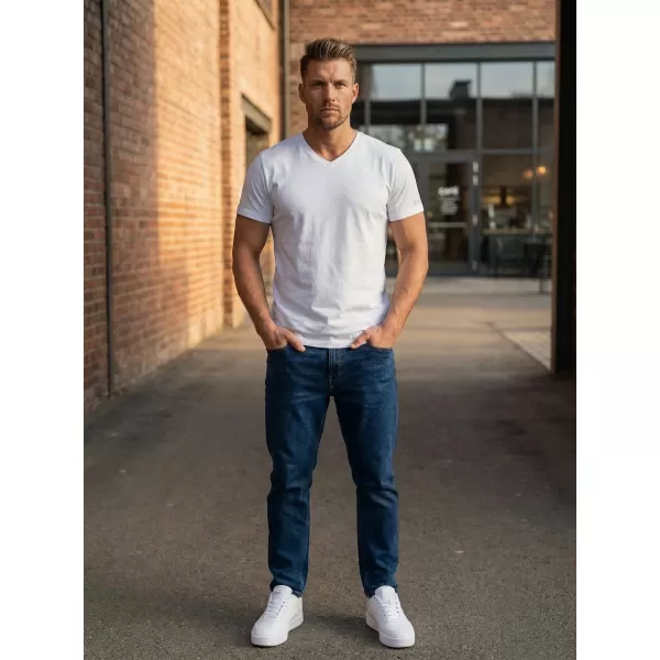  Herren-T-Shirt mit kurzen Ärmeln SAM 73 LEONARD MT 793 WEIß 