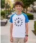 Jungen-T-Shirt mit kurzen Ärmeln SAM 73 RICHARD BT 558 WEIß