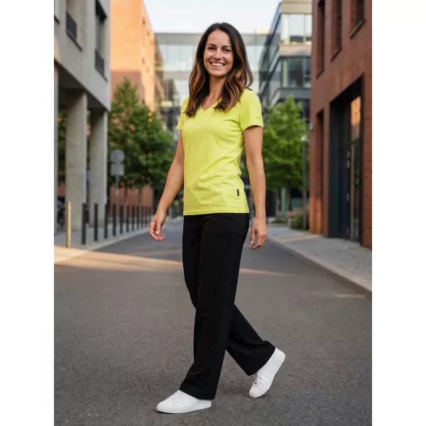  Damen-T-Shirt mit kurzen Ärmeln SAM 73 CLAUDIA WT 847 HELLGELB 