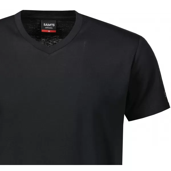  Herren-T-Shirt mit kurzen Ärmeln SAM 73 LEONARD MT 793 SCHWARZ 