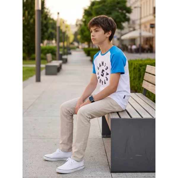  Jungen-T-Shirt mit kurzen Ärmeln SAM 73 RICHARD BT 558 WEIß 