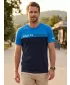 Herren t -Shirt mit kurzen Ärmeln SAM 73 MALCOLM MT 800 HELLBLAU