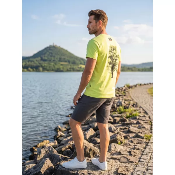  Herren-T-Shirt mit kurzen Ärmeln SAM 73 JAMES MT 790 HELLGELB 