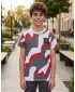 Jungen-T-Shirt mit kurzen Ärmeln SAM 73 OSCAR BT 555 ROT
