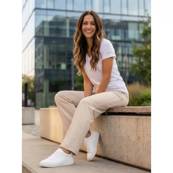  Damen-T-Shirt mit kurzen Ärmeln SAM 73 CLAUDIA WT 847 WEIß 