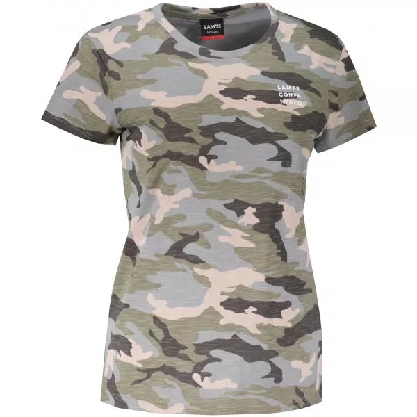  Damen-T-Shirt mit kurzen Ärmeln SAM 73 NORA WT 849 HELLGRAU 
